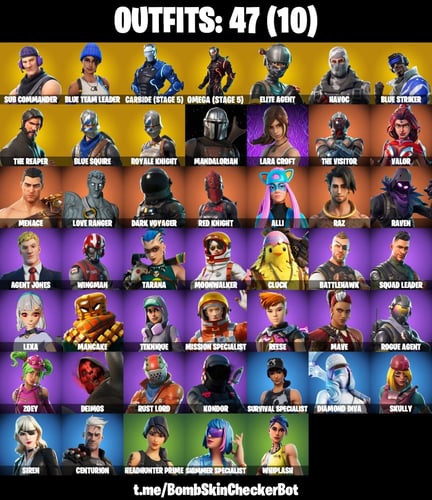 حساب ايبيك يحتوي على اول سكين سيزون الثاني+السيزون...