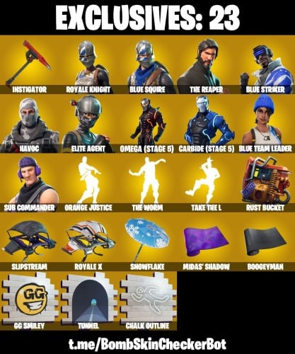 حساب ايبيك يحتوي على اول سكين سيزون الثاني+السيزون...