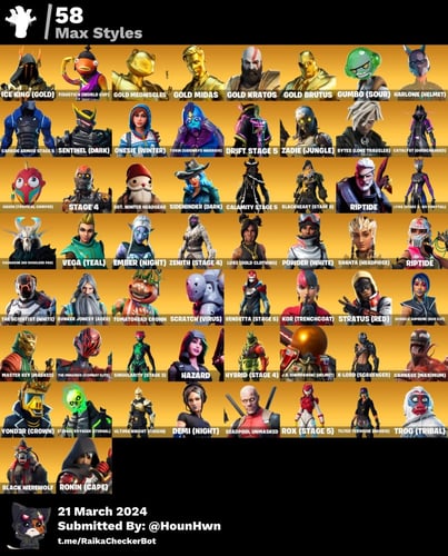 حساب ايبيك يحتوي على 419 سكن-229 بيكاكس-207رقصه-15...