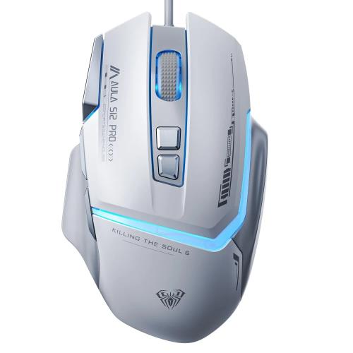 ماوس اولا احترافي سلكي AULA S12 Pro سرعة 12800 DPI...
