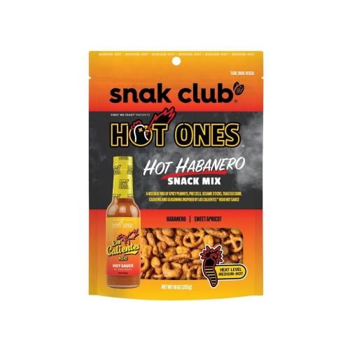 Snak Clubx Hot Ones Hot Habanero Snack Mix, Spicy...