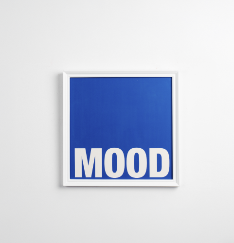 لوحة Mood | ديكور عصري بإطار أبيض مينيمال