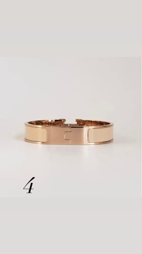 سوارة Hermes Rose gold