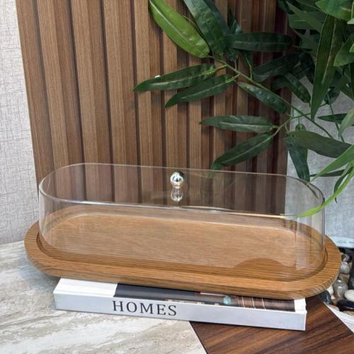 تقديمة خشبي اسطواني كبير 38*15 4556