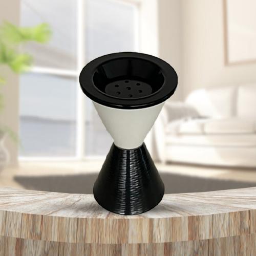 مبخرة بلاستيك سكري قاعدة معدن اسود 7034