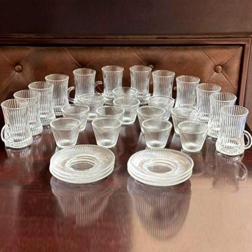 طقم بيلات وفناجين مع الصحن 36 ق 064