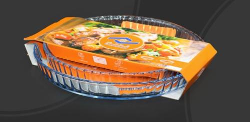 طقم صنية 2ق بايركس فرن دائري 6106