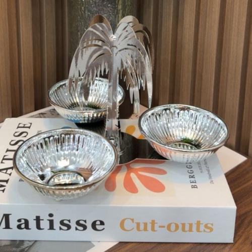 شيالة حلاوة ستيل 3 صحن نخلة 14939