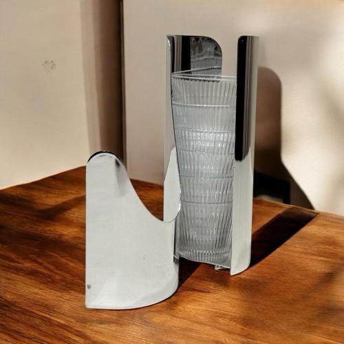 حامل اكواب قهوة سيلفر مع 6 اكواب قهوة 0643