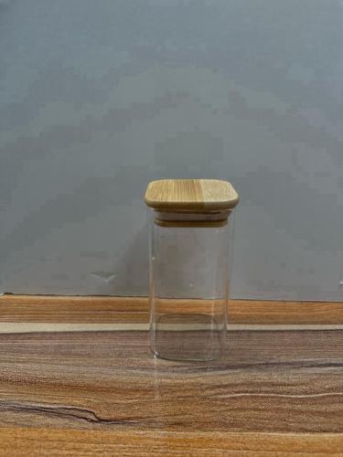 برطمان توابل غطاء خشبي كبير 0589