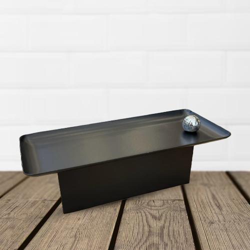 استاند تقديم مريع اسود معدن8935