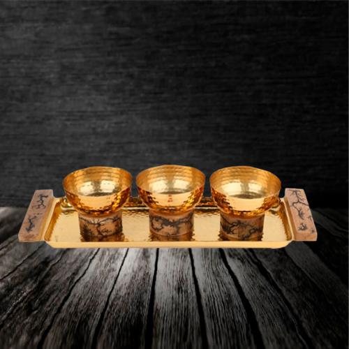 طقم تمرية 3 ق مع صنية تقديم 15022