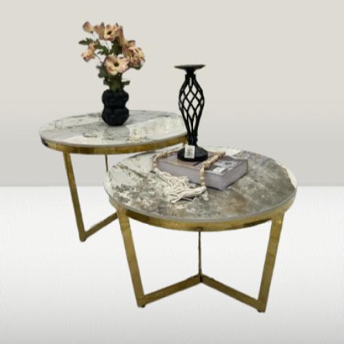 طقم خدمة 2ق ذهبي 10129