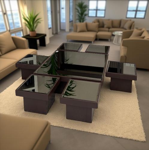 طاولة بني مربع ارضي