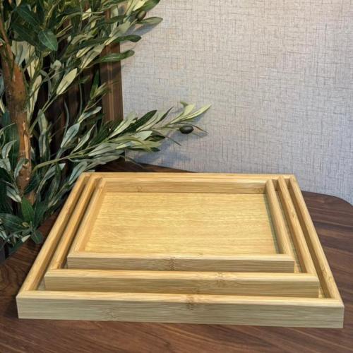 طقم طوفرية 3 حبات خشب مستطيل 0218