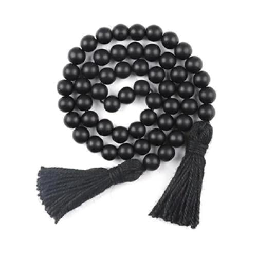 مسبحة خشب ديكور لون اسود 18999 وسط