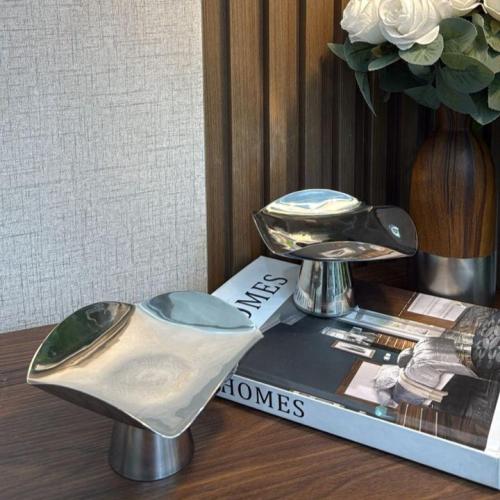 صحن تقديم ستيل هندي 10248