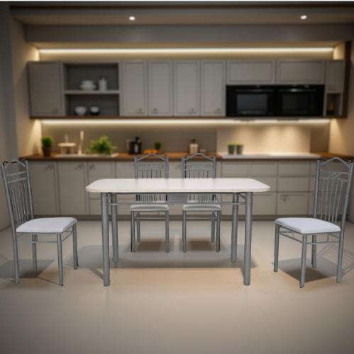 طاولة طعام 4 كرسي سيراميك