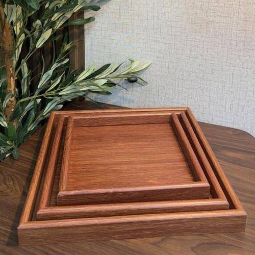 طقم طوفرية 3 حبات خشب مربع 0218