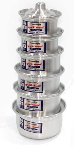 طقم قدور المونيوم 6ق 128