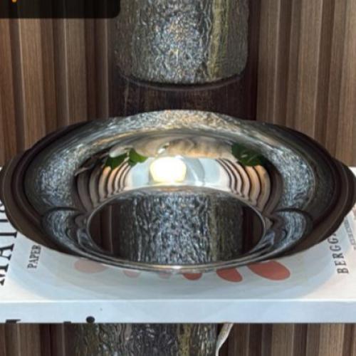 صحن ستيل هندي شكل وردة كبير 5328