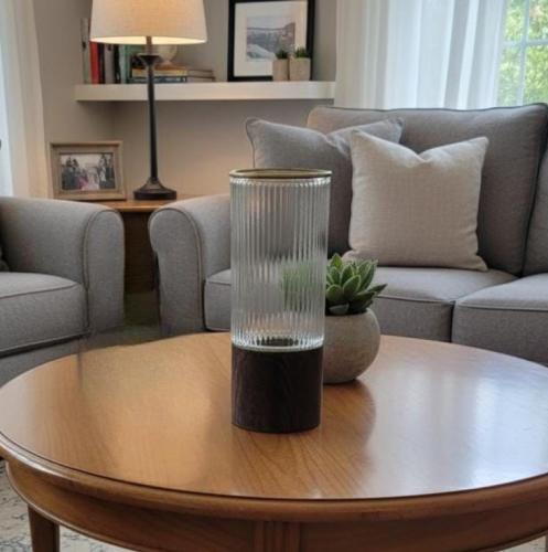 فازات بقاعدة خشبية دائري 4992