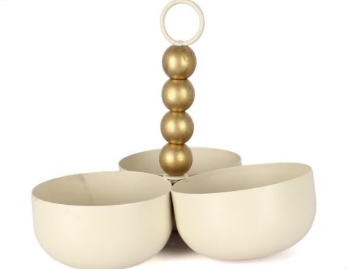 استاند تقديم ثلاثي بيج يد ذهبي 1394