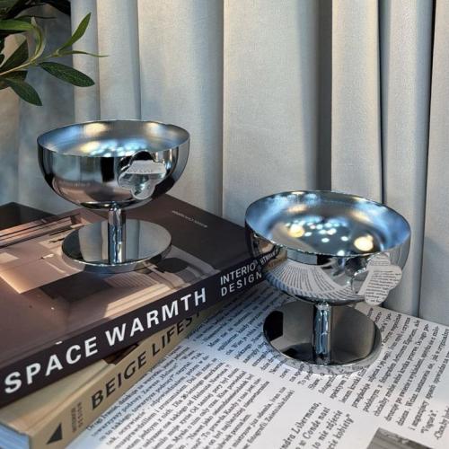 صحن حلا نيكل فضي 6932-01