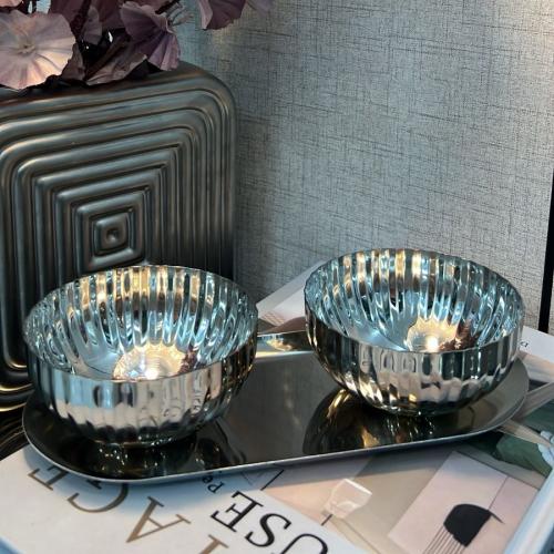 تباسي ستيل مع 2صحن فضي 13016