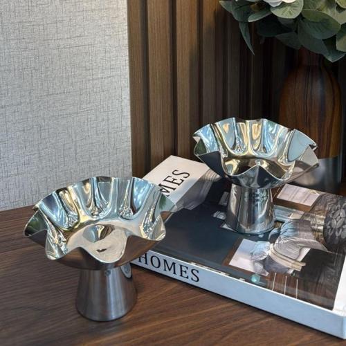 صحن تقديم ستيل هندي 10257