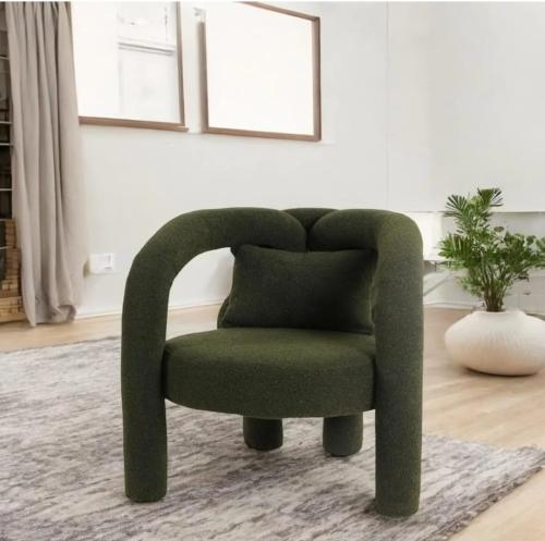 كرسي بوكليه المشاهر ظهر مفرغ زيتي8096