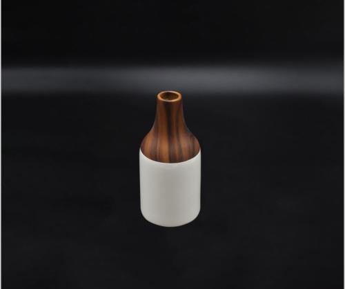 فازة سيراميك خشبي 2636