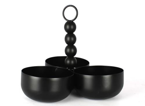 استاند تقديم ثلاثي اسود يد اسود 1427