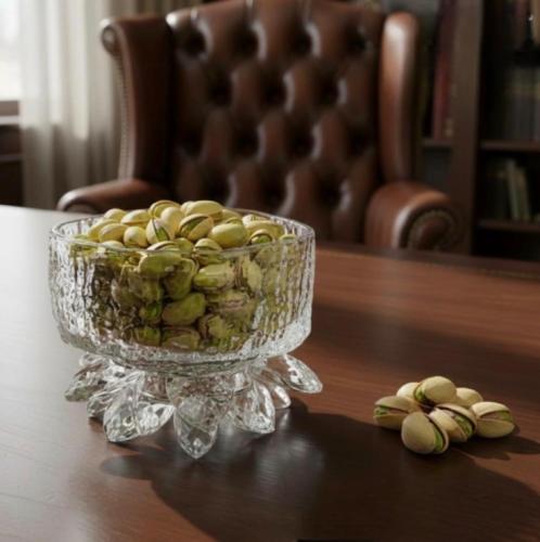 كاسة حلا زجاج بقاعدة كريستال 15198