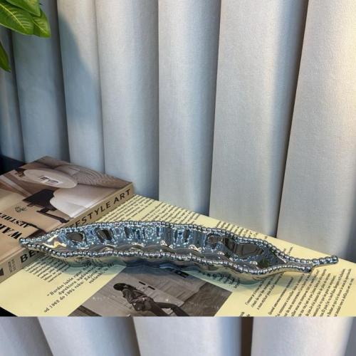 صحن سيراميك فضي 1182