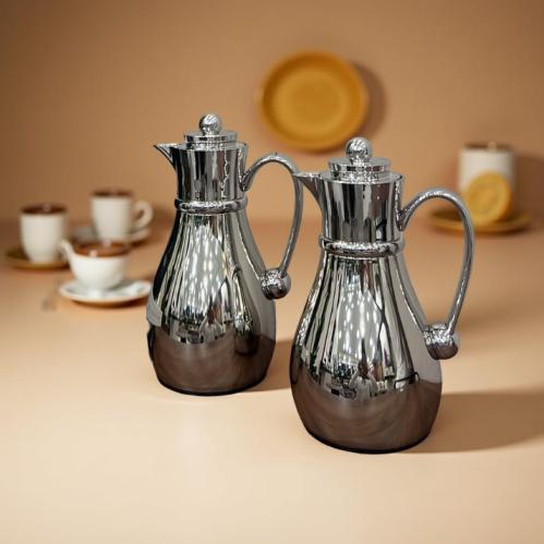 طقم ترامس فضي مطفي 1406