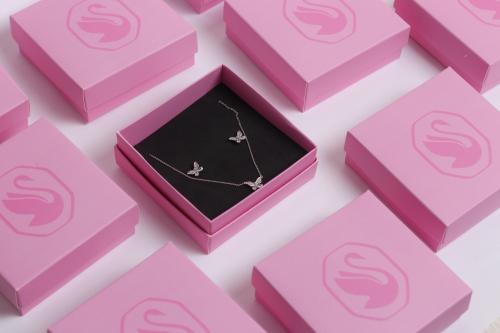 A necklace with a ring, SWAROVSKI brand