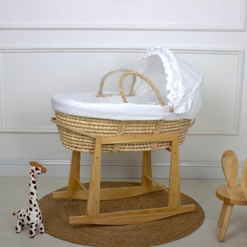 سلة موسى قش بقماش حبوب الرمان