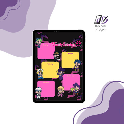 JoJo's Bizarre Adventure Digital Organizers