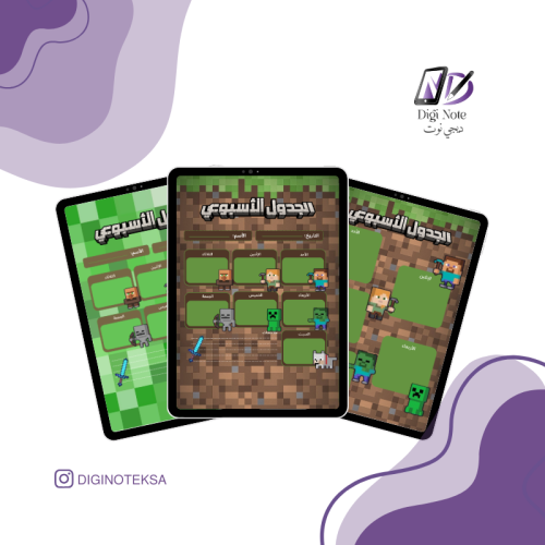 منظمات رقمية ماين كرافت - ثلاثة أشكال متنوعة