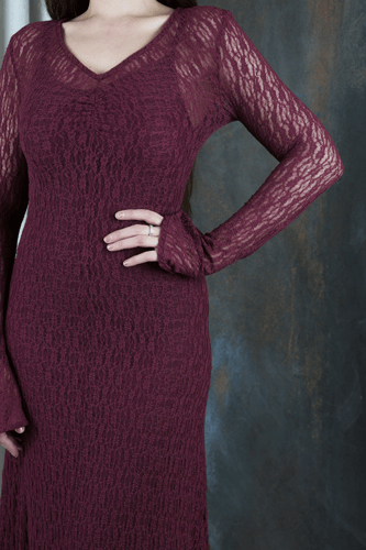 فستان ناعم دانتيل