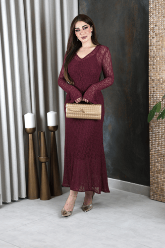 فستان ناعم دانتيل