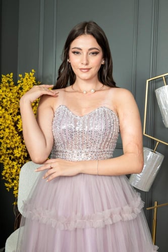 فستان سهرة ميد