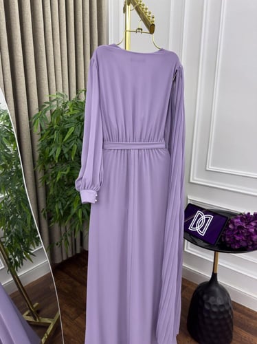 فستان شيفون تطريز