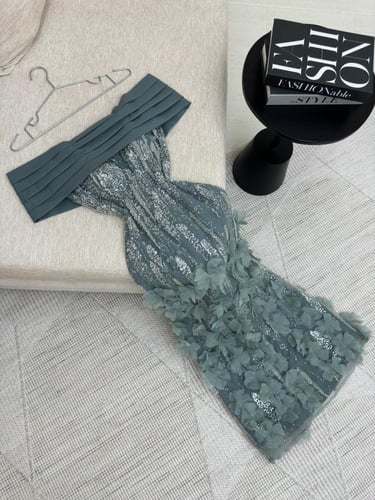 فستان سهره مطرز ورود انيق وفخم