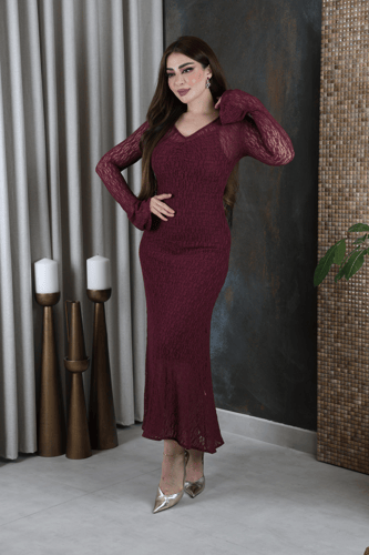 فستان ناعم دانتيل