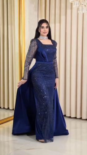 فستان سهرة تفته