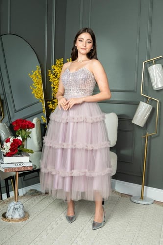 فستان سهرة ميد