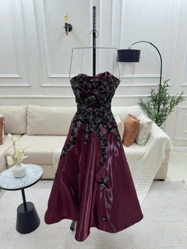 فستان سهرة قصير