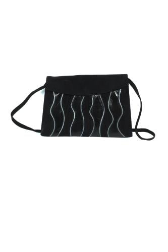 شنطة يد نسائية سوداء LEATHER – أناقة كلاسيكية بلمس...